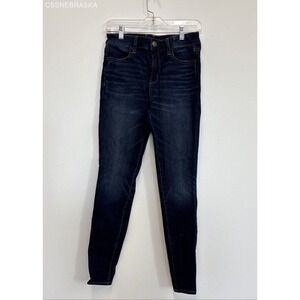 American Eagle Blue Jeans Women Dark Denim - Size 6